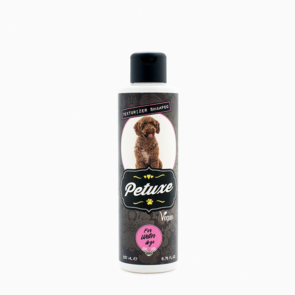 petuxe champô texturizador especial p/ cães água