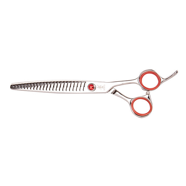 tesoura grooming yento - tubarão 19,5cm