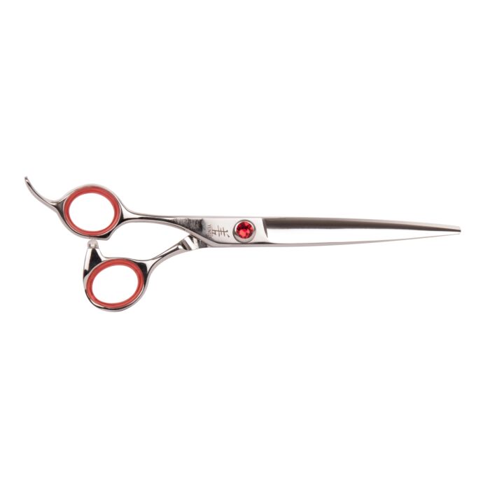 tesoura grooming yento prime - recta 7"/17,8cm - esquerdinos