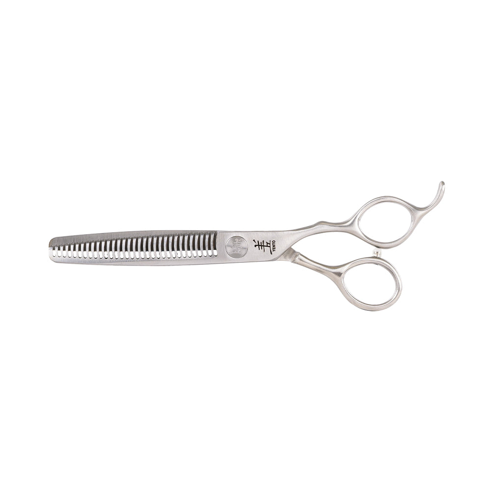 tesoura grooming yento fanatic - esculpir 6,5"/16,5cm - 32 dentes