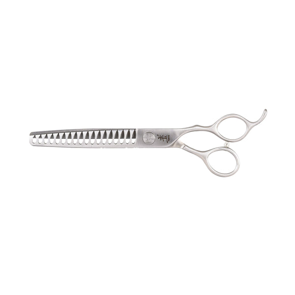 tesoura grooming yento fanatic - tubarão 7"/18cm - 18 dentes