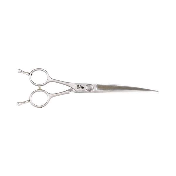 tesoura grooming yento fanatic - curva 7"/18cm - esquerdinos
