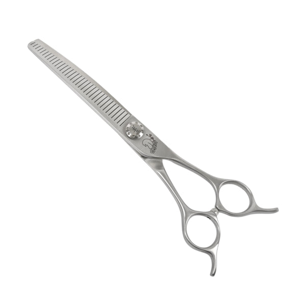 tesoura grooming yento tanto - esculpir curva 7"/18cm - 35 dentes