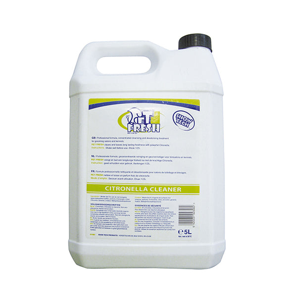 desinfectante p/ limpeza show tech citronela - 5l