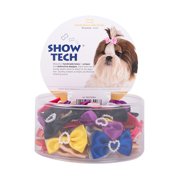 laços c/ elástico show tech - candy - 50un