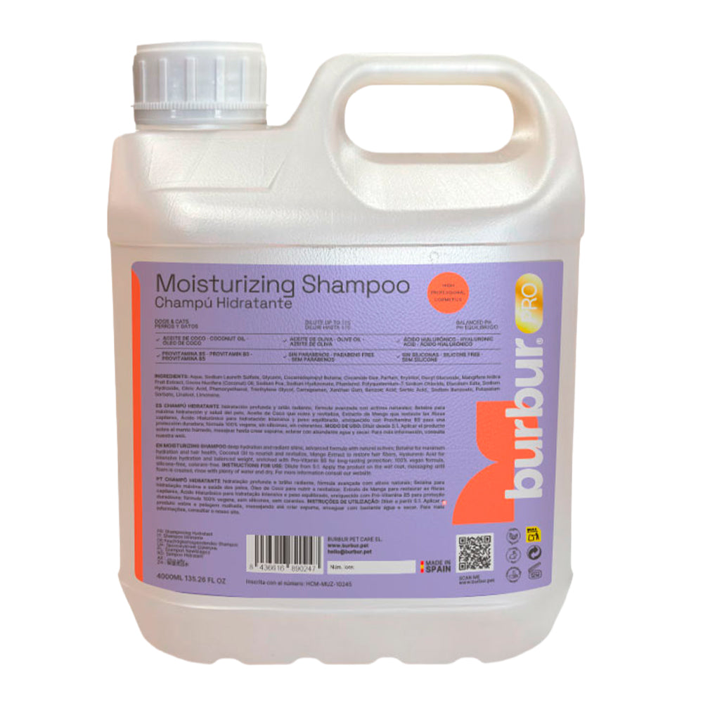 burbur pro - champô hidratante - 4lt