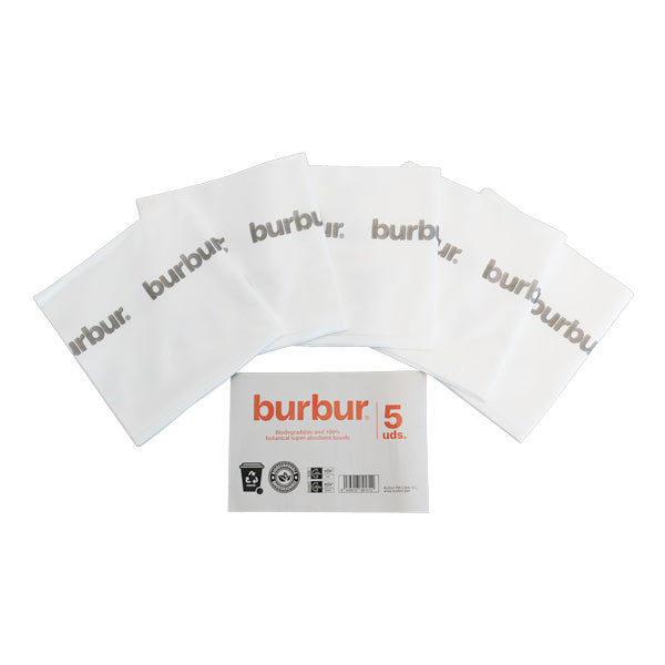 burbur - botanical towels - 5 toalhas