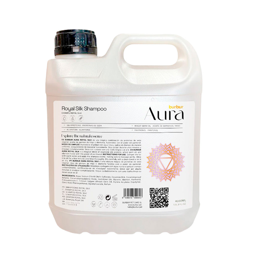 burbur aura - champô royal silk - 4lt