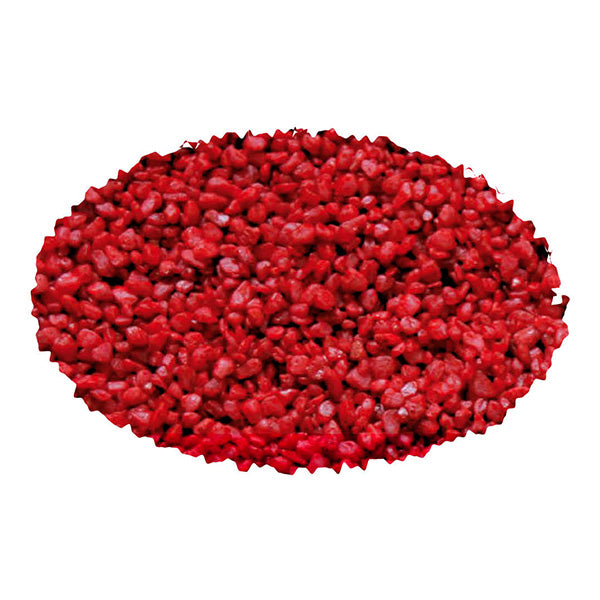 fundo p/ aquário haquoss 2-3mm - vermelho 2kg