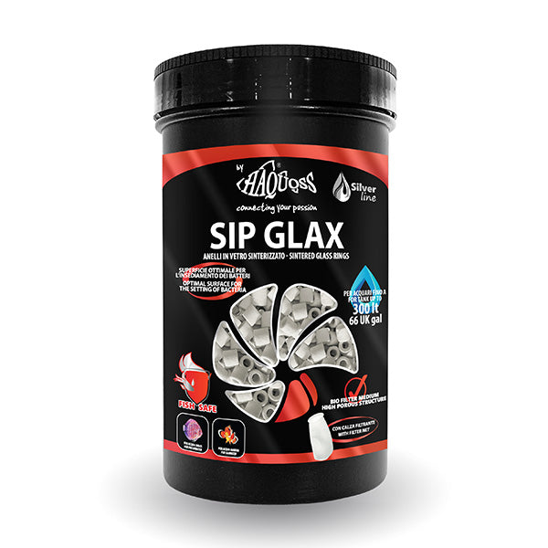 matéria filtrante vidro - haquoss sip-glax #variant:270 g