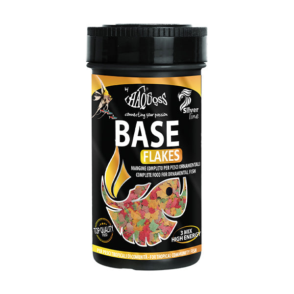 alimento peixes - haquoss baseflakes #variant:15 gr - 100 ml