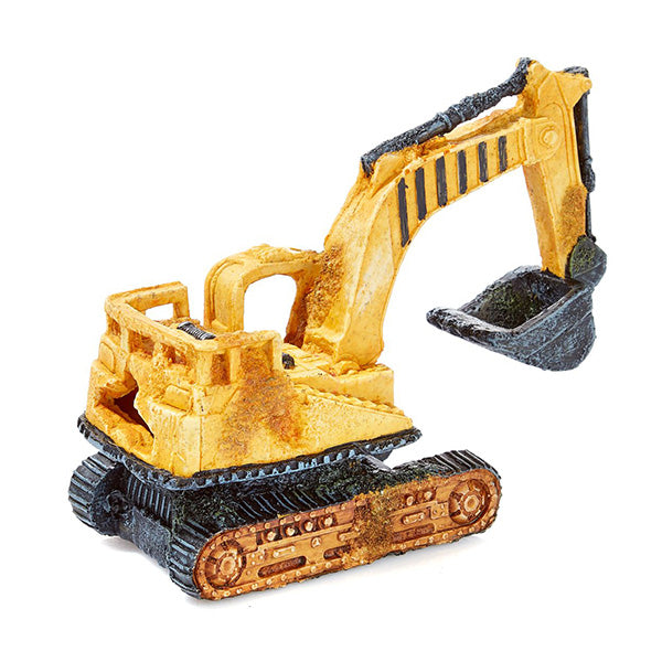 decoração aquário "excavator" - 17x7x13,5 cm