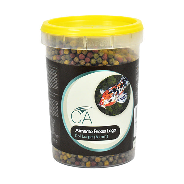 ca - alimento peixes lago koi large 6mm #variant:Pote 1,5 Lt / 500 g