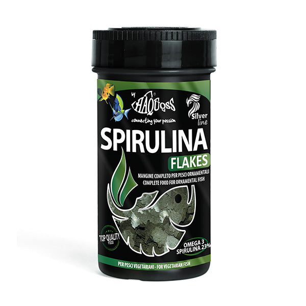 alimento peixes - haquoss spirulina flakes