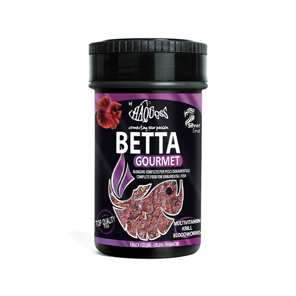 alimento peixes - haquoss betta gourmet - 100ml / 20g
