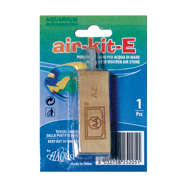 haquoss air-kit e - pedra difusora madeira - 55x20 mm