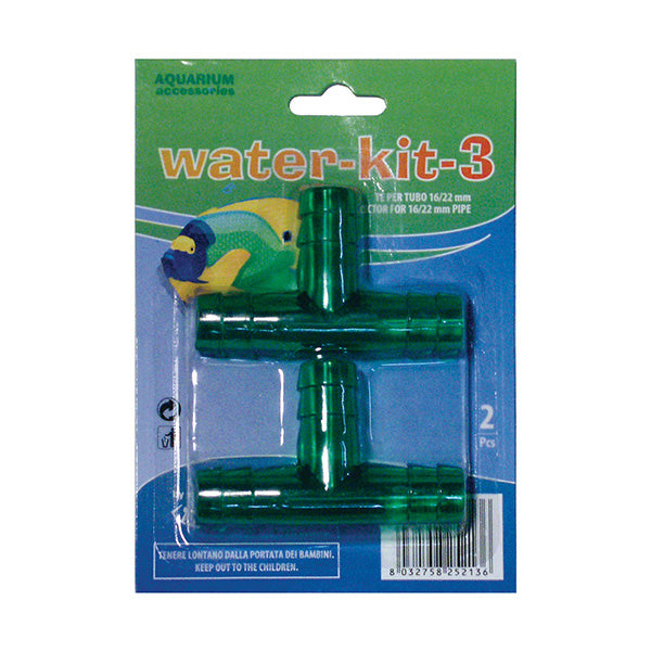 haquoss water-kit 3 - ligador t 16/22 - 2 un.