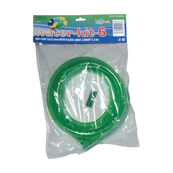 haquoss water-kit 6 - tubo água + união 16/22 - 1,5 mt