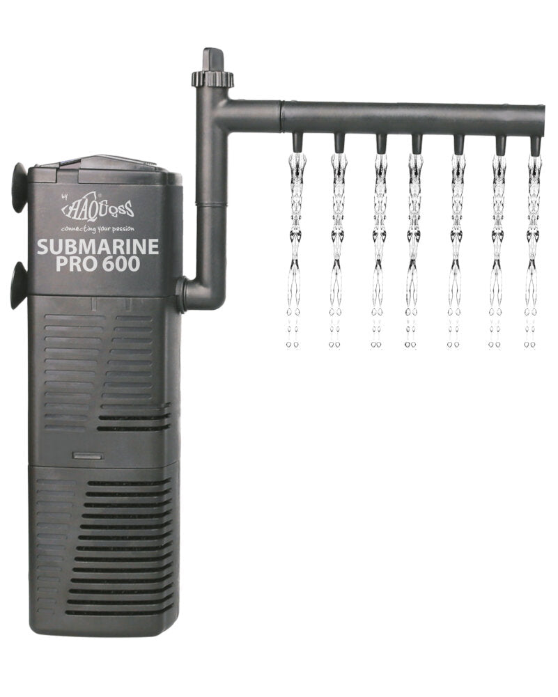 filtro interior haquoss submarine pro 600 - 600l/h