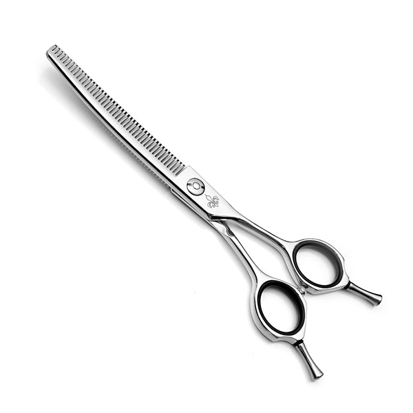 tesoura grooming sensitive - curva desbaste 6.5"