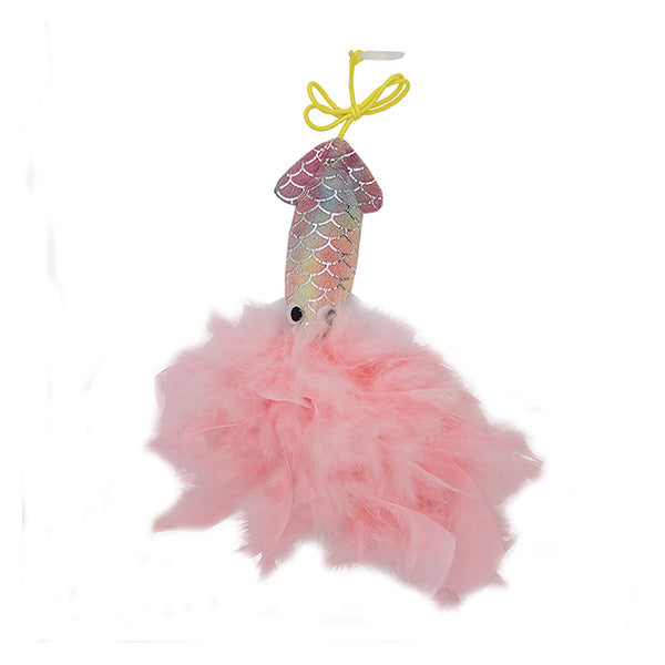 brinquedo gato - mermaid squid #variant:Rosa