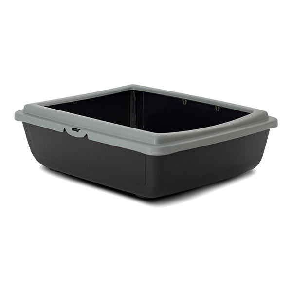 wc aberto c/ rebordo p/ gato "juliet" eco - 48x38x14 cm - verde