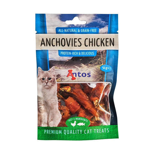 snack grain-free "anchovies & chicken" - anchovas e galinha - 50g