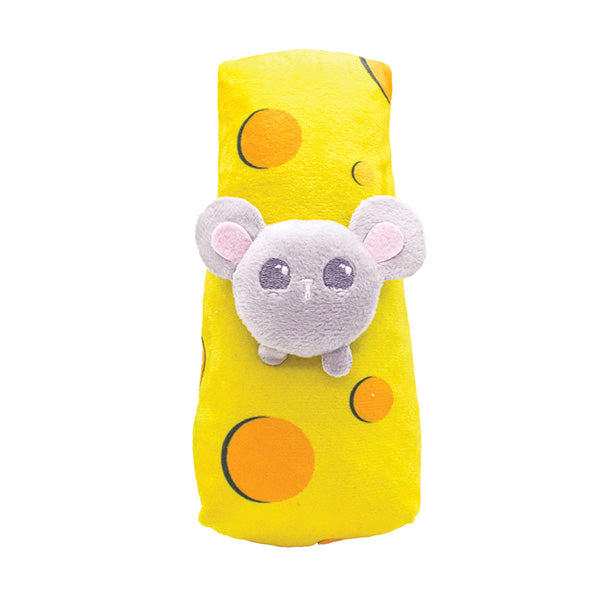 brinquedo gato - "adventure mouse - cheesy kicker" - 24x10x6 cm
