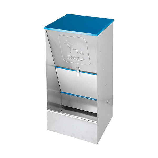 comedouro p/ caes galvanizado 34x28x61cm - 16kg