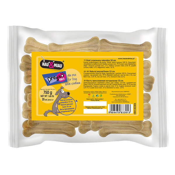 ossos em pele de vaca prensados #variant:10 cm (30g) - 25 Unidades