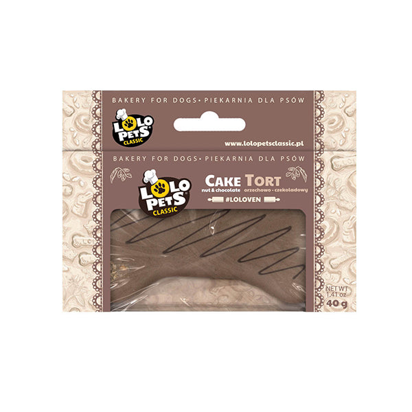 bolo p/ cão - lolo pets #variant:Nozes e Chocolate - Mini 40g