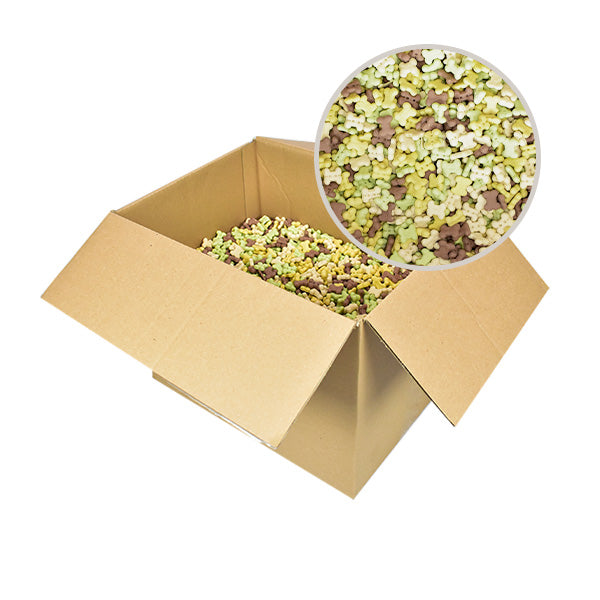 snack biscoitos - ossos mix xs - caixa 10 kg