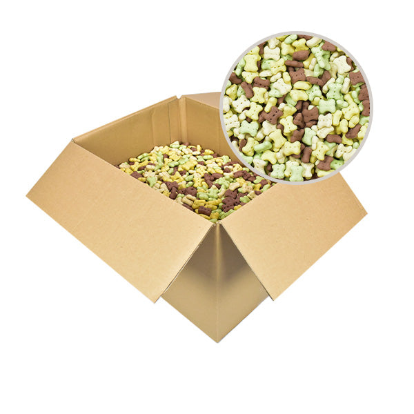 snack biscoitos - ossos mix s - caixa 10 kg