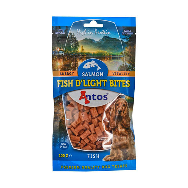 snack natural "fish d'light bites" salmão - 100g