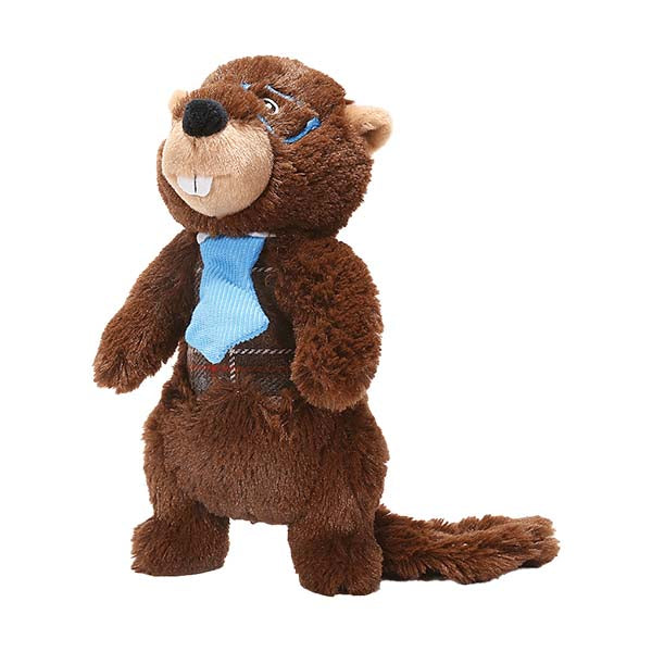 brinquedo cão - "dandy dude beaver" - 40x35x8 cm
