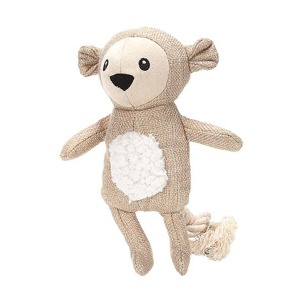 brinquedo cão - "boutique monkey" - 25x25x6 cm