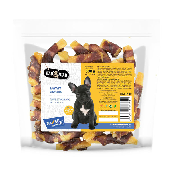 snack natural "sweet potato with duck" - pato - 500g