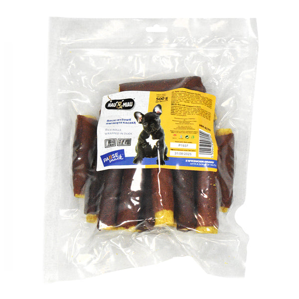 snack natural "rice rolls wrapped in duck" - pato - 500g