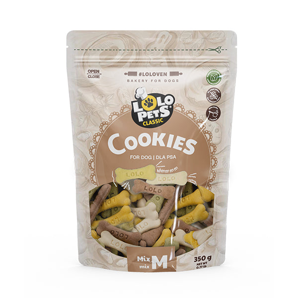 biscoitos p/ cão mix - lolo pets - 350 g