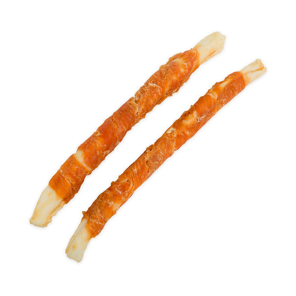 snack natural "chicken sticks" 2,5x30cm - galinha - 500g