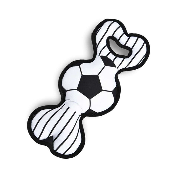 brinquedo cão "football plush" c/ som - 33,5x15 cm