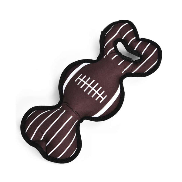 brinquedo cão "rugby plush" c/ som - 33,5x15 cm