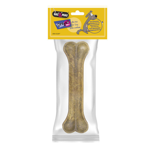 ossos pele vaca prensados - 26,5cm (230g) - 1 unidade