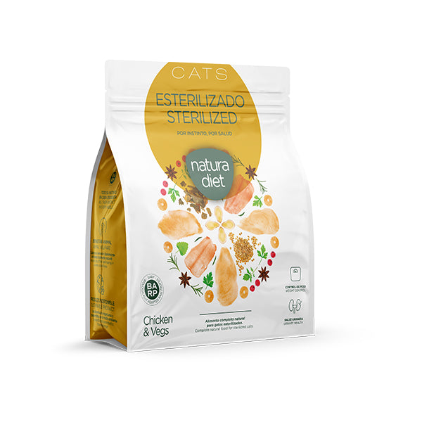 natura diet cat sterilized chicken #variant:400 gr