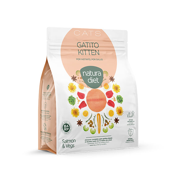 natura diet cat kitten salmon #variant:400 gr