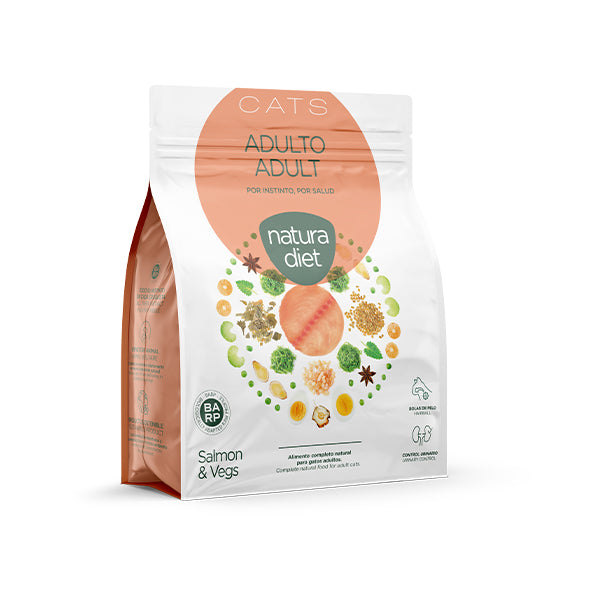natura diet cat adult salmon