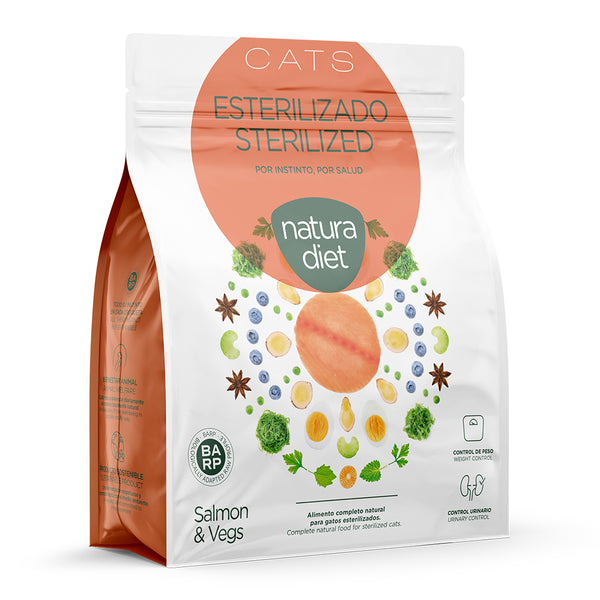 natura diet cat sterilized salmon #variant:400 gr