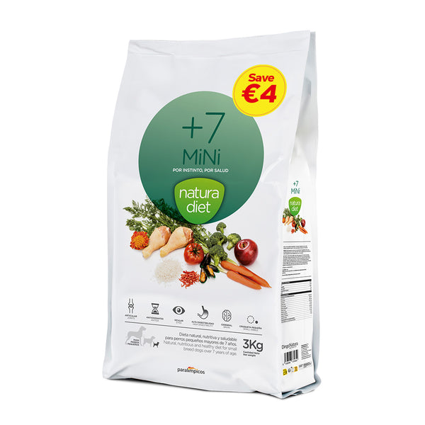 natura diet +7 mini 3 kg (promo -4€)