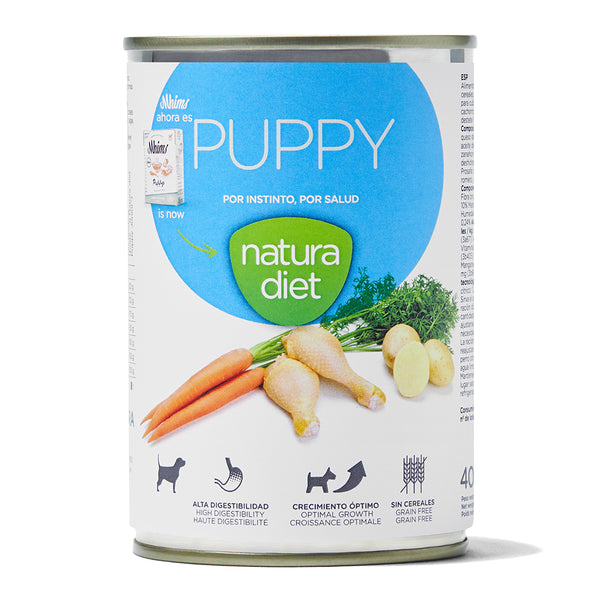 natura diet dog puppy 400g - cx 12 un.