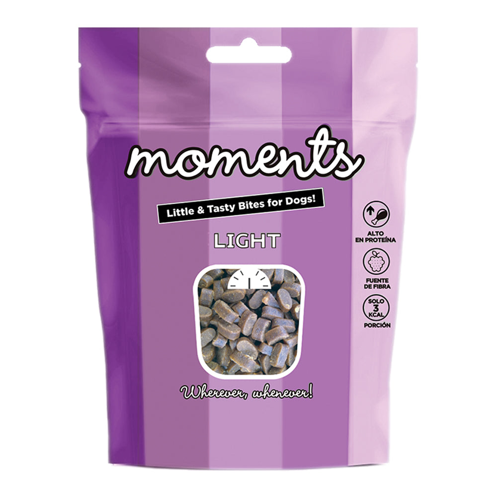 moments dog light 60 g - cx 12 un.